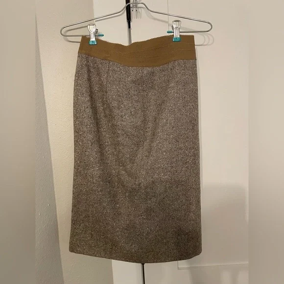 Stella McCartney Stunning Brown Tweed Skirt - Picture 1 of 11